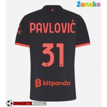 Ženske Nogometnih dresov AC Milan Strahinja Pavlovic #31 Tretji 2026-27 Kratki rokavi
